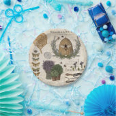 Moderne  franse boerderijbijen papieren bordje (Feest)