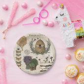 Moderne  franse boerderijbijen papieren bordje (Feest)