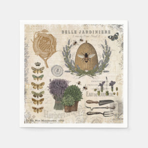 Moderne  franse boerderijbijen servet