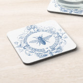 Moderne Franse boerenbijen Bier Onderzetter (Linkerzijde)