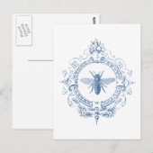 Moderne  Franse boerenbijen Briefkaart (Voorkant / Achterkant)