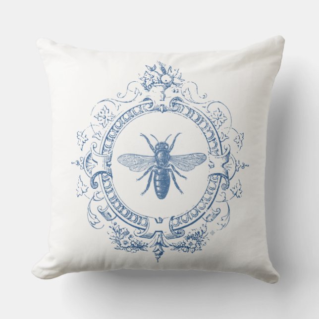 Moderne  Franse boerenbijen Kussen (Voorkant)