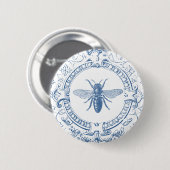 Moderne  Franse boerenbijen Ronde Button 5,7 Cm (Voorkant /achterkant)