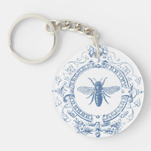 Moderne Franse boerenbijen Sleutelhanger