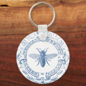 Moderne  Franse boerenbijen Sleutelhanger (Voorkant)