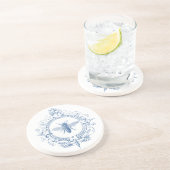 Moderne  Franse boerenbijen Zandsteen Onderzetter (Zijkant)