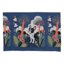 Moderne Franse buldog hond  Kussensloop