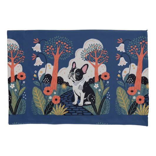 Moderne Franse buldog hond  Kussensloop (Voorkant)