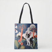 Moderne Franse bulldog tas (Voorkant)
