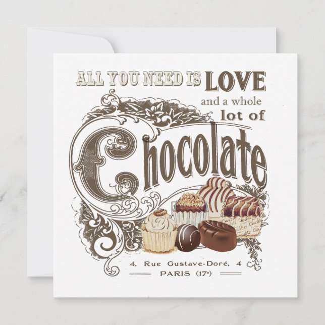 moderne  franse chocolade (Voorkant)