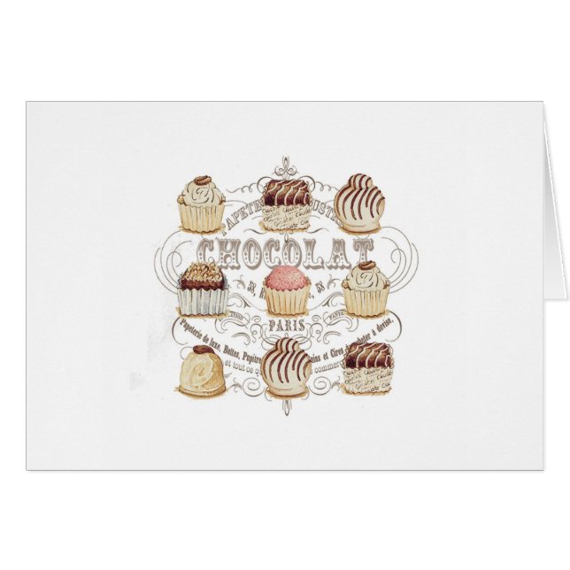 moderne  franse chocolade (Voorkant Horizontaal)