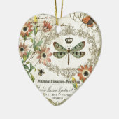 Moderne  Franse dragonfly Keramisch Ornament (Links)