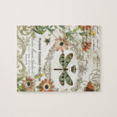 Moderne  Franse dragonfly Legpuzzel (Horizontaal)