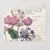 moderne  franse flora briefkaart (Voorkant)