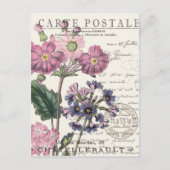 moderne franse flora briefkaart (Voorkant)