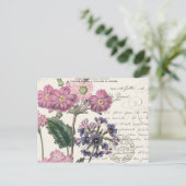 moderne  franse flora briefkaart (Staand voorkant)