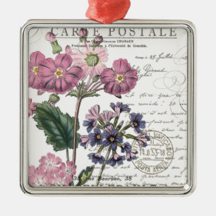 moderne franse flora metalen ornament