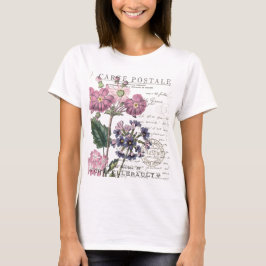 moderne  franse flora t-shirt