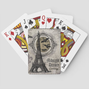 moderne franse halloween Eiffeltoren Pokerkaarten