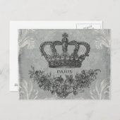 moderne  franse kroon briefkaart (Voorkant / Achterkant)