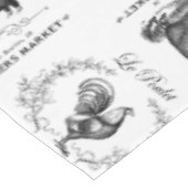 moderne  franse landbouwhuisdieren tafelkleed (Gekanteld)