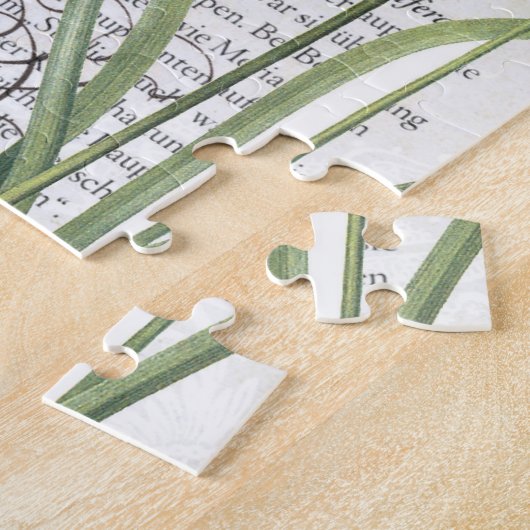 moderne  franse libellen legpuzzel (Zijkant)