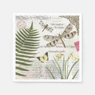 moderne  franse libellen servet