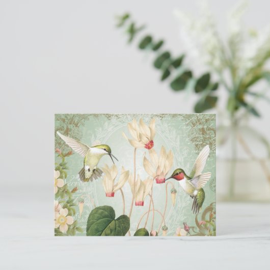 Moderne Franse mensvogels Briefkaart (Staand voorkant)