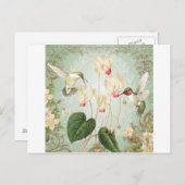 Moderne  Franse mensvogels Briefkaart (Voorkant / Achterkant)