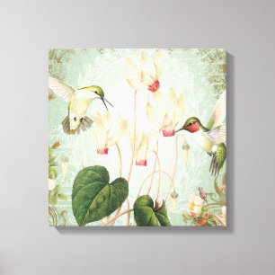 Moderne Franse mensvogels Canvas Afdruk