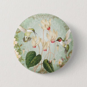 Moderne  Franse mensvogels Ronde Button 5,7 Cm