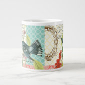 Moderne Franse mok voor vogelkoffie (Voorkant)
