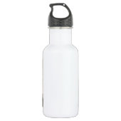 moderne franse pauw waterfles (Achterkant)