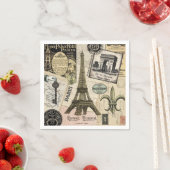 Moderne  Franse reiscollage Servet (Insitu)