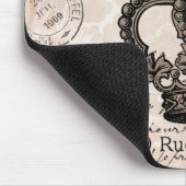 moderne  franse shabbykroon muismat (Hoek)