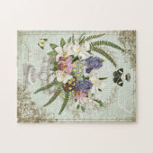 MODERNE  FRANSE STROORALE GARDEN PUZZLE LEGPUZZEL (Horizontaal)