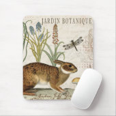 Moderne  Franse tuinkonijn Muismat (Met muis)