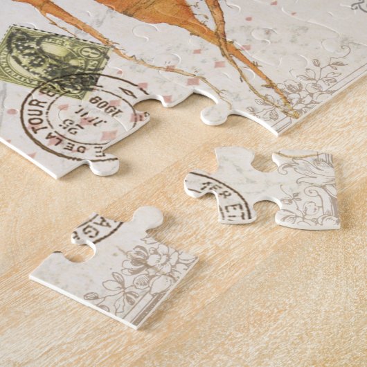 Moderne Franse tuinpuzzel Legpuzzel (Zijkant)