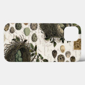 Moderne Franse vogelnesten en eitjes Case-Mate iPhone Case (Achterkant (horizontaal))