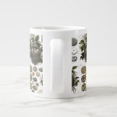 Moderne  Franse vogelnesten en eitjes Grote Koffiekop (Achterkant)