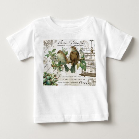 Moderne Franse vogels en vogelkooien (Voorkant)