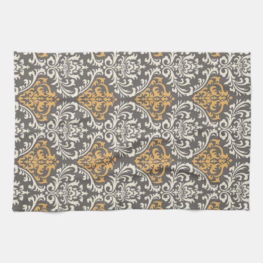 moderne  franse zonnebloem theedoek (Horizontaal)