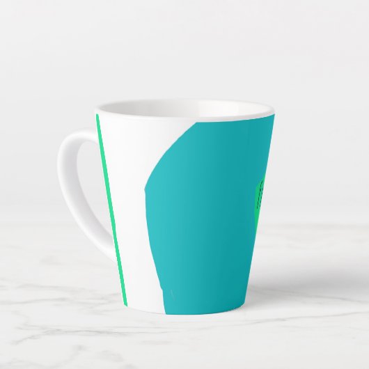 Moderne Frappe Latte Mok (Linkerhoek)