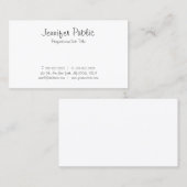 Moderne Freehand-minimalistisch fragment Visitekaartje (Voorkant / Achterkant)