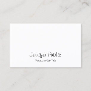 Moderne Freehand Script elegant, stijlvolle  plaat Visitekaartje