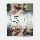 Moderne 'FRIENDS' zijn de beste foto-Keepslag Fleece Deken (Voorkant)