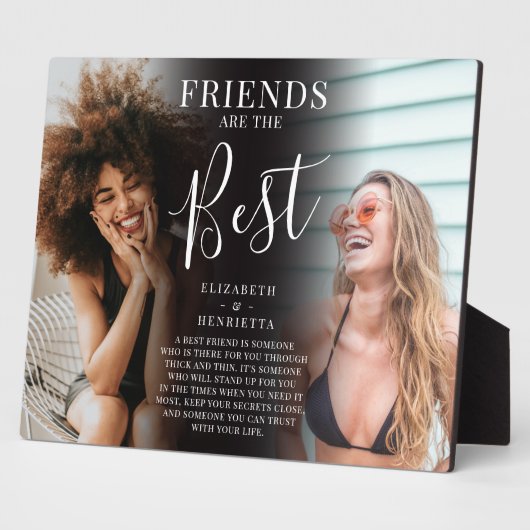 Moderne 'FRIENDS' zijn de beste foto-Keepslag Fotoplaat (Zijkant)