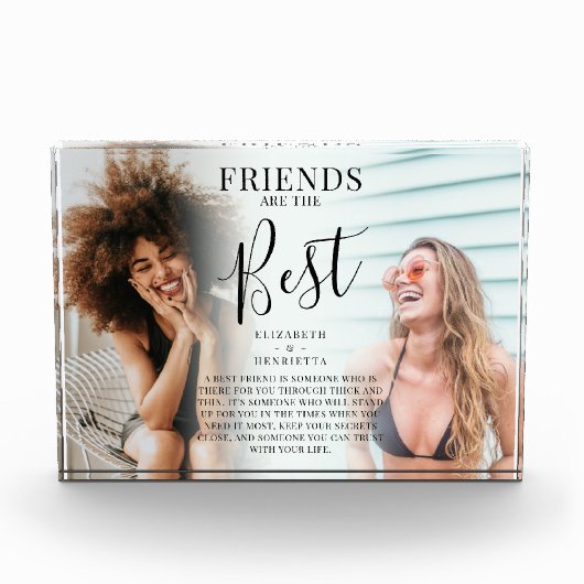 Moderne FRIENDS zijn de beste keepslag Fotoblokken (Voorkant)