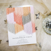 Moderne Fringe Bachelorette Party uitnodiging