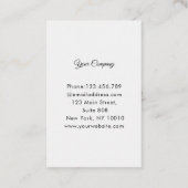 Moderne Friseur Visitenkarte Visitekaartje (Achterkant)